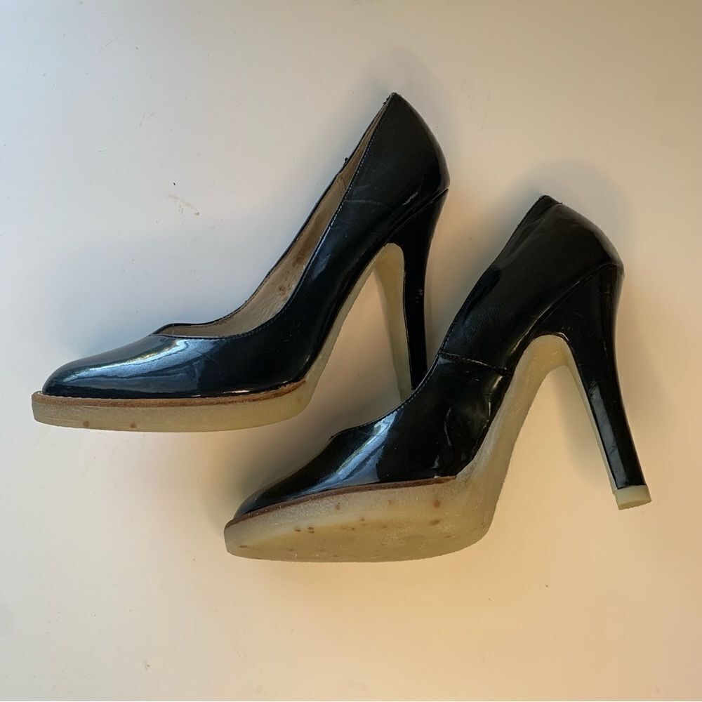 Chinese Laundry Black Heels Hipster Size 7M
